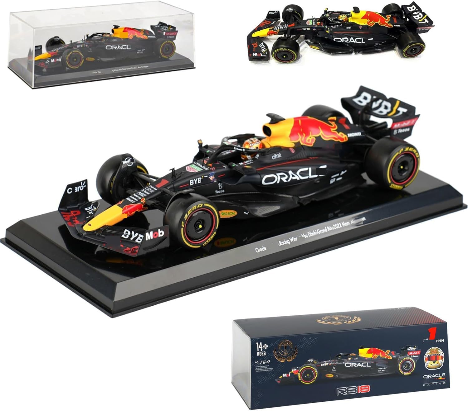 Amazon | HTLNUZD 2022 新 1/24 F1 RB18#1 チャンピオン レーシング